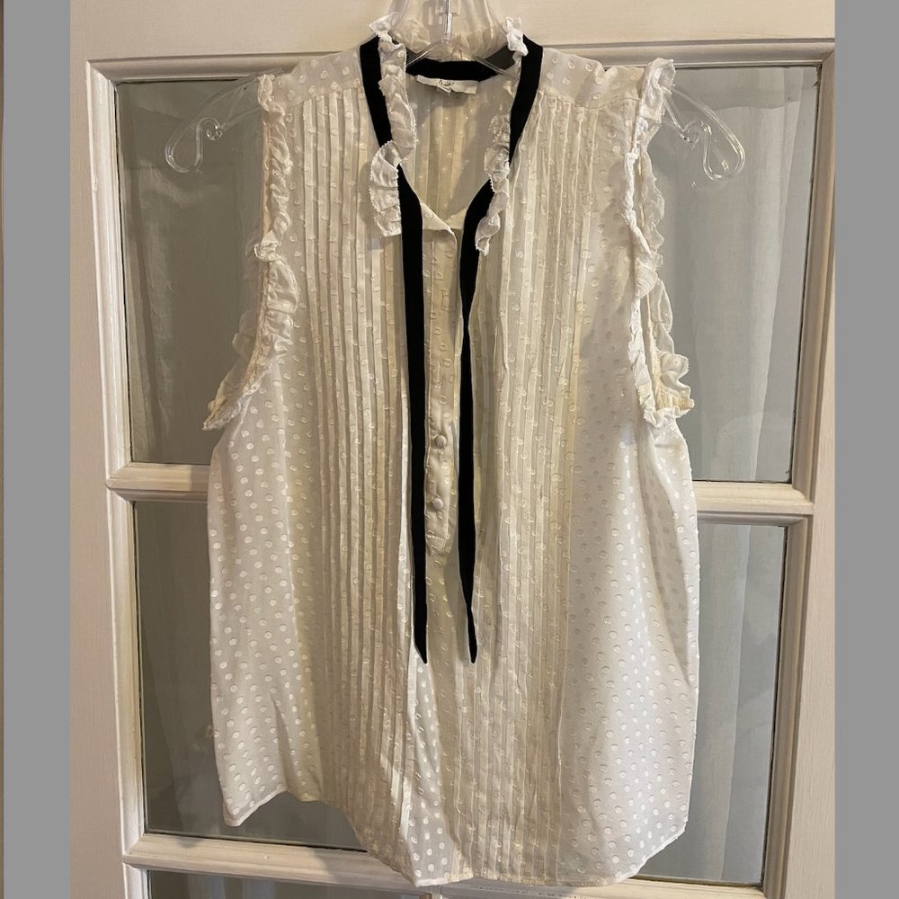 Joie 'Toledo' Sleeveless Silk Blend Top